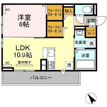 シャルマン上吉野の物件間取画像